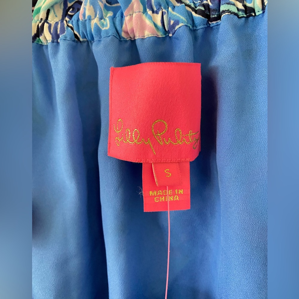 NEW Lilly Pulitzer Alyanna Back to Our Roots Ruffle Midi Dress Small - Picture 4 of 4